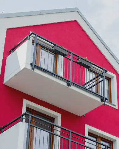 red building